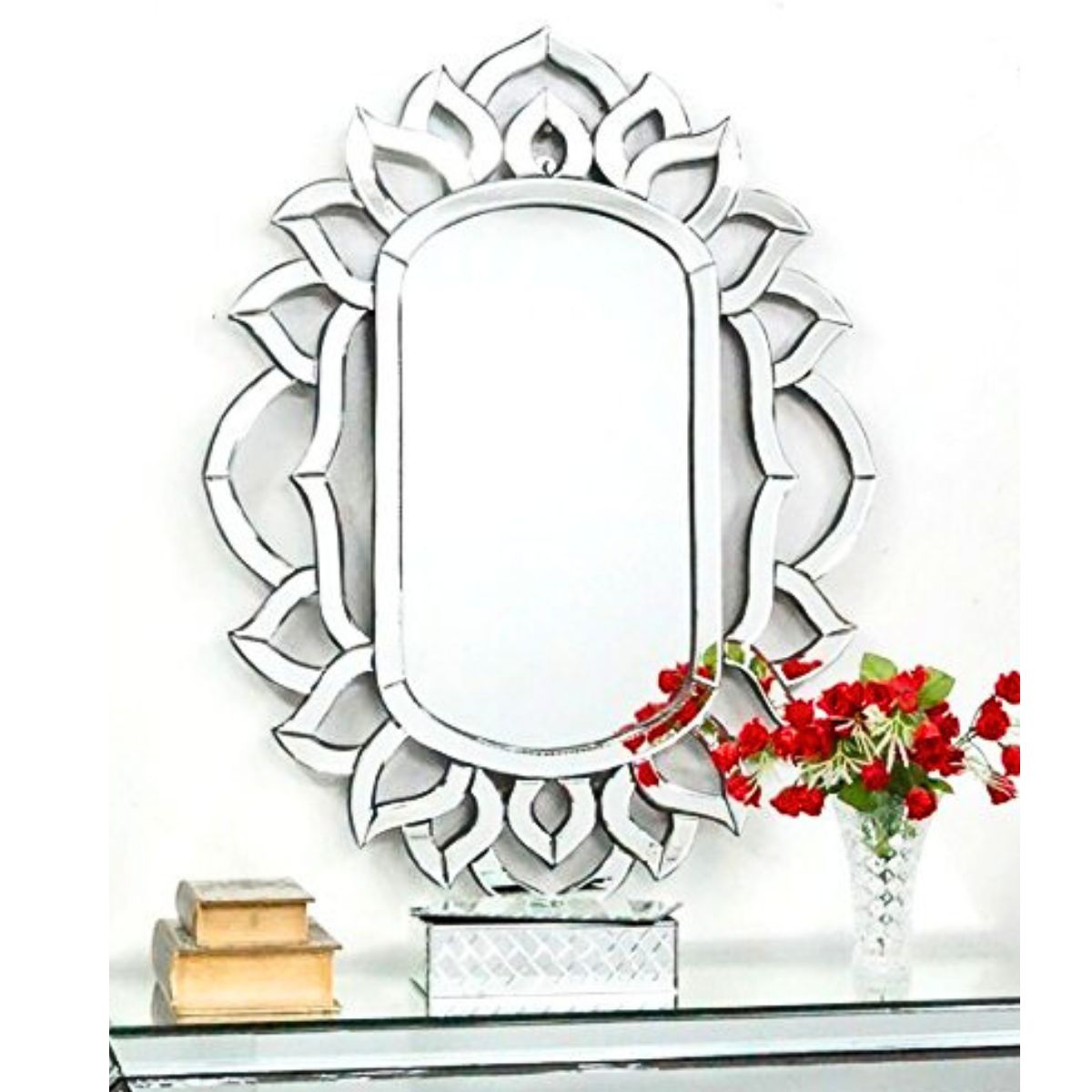 Venetian Design Venetian Mirror for Living Room 42X32 inches